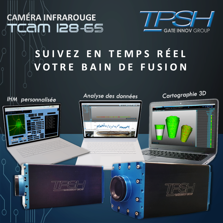 CAMÉRA DE CONTRÔLE PROCÉDÉS TEMPS RÉEL_SWIR_TCAM12865_TPSH