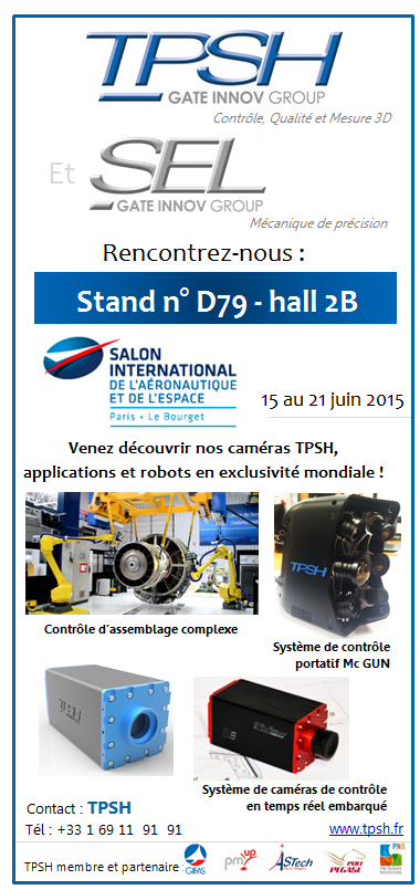 TPSH et SEL au Salon International de l'Aéronautique et de l'Espace 2015