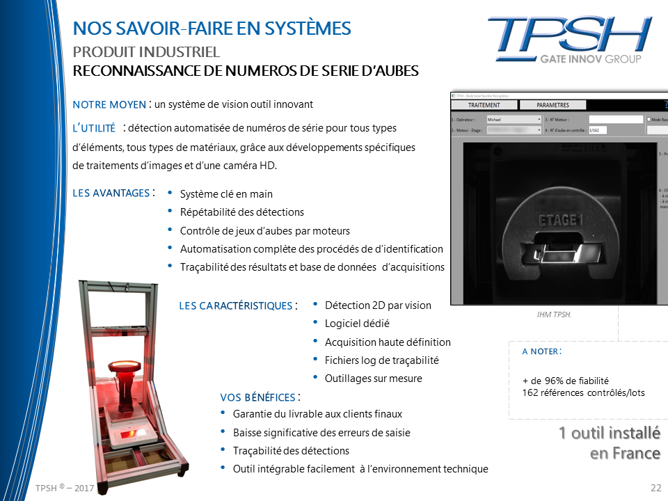 Système de vision_détection automatique_TPSH