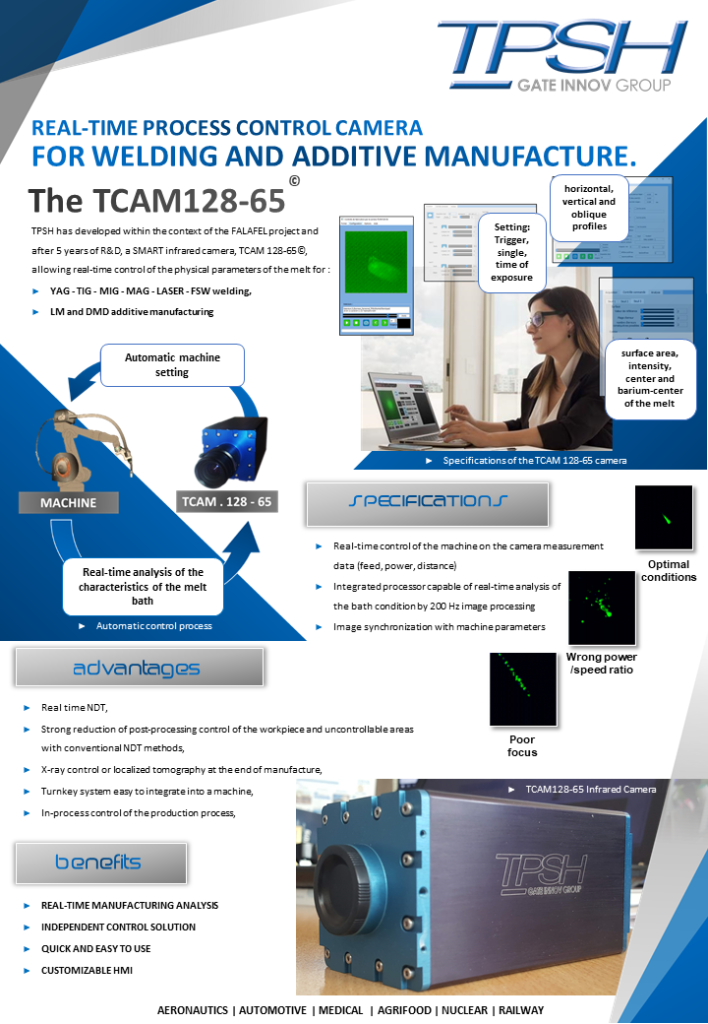 real time welding process control camera_TCAM128-65_TPSH