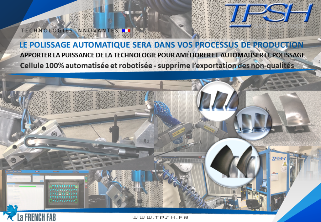 Cellule robotisée_automatisée_polissage_ébavurage_meulage_procédés adaptatifs_TPSH