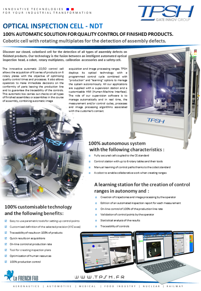 NDT - Automatic Optical inspection cell_ quality control_TPSH