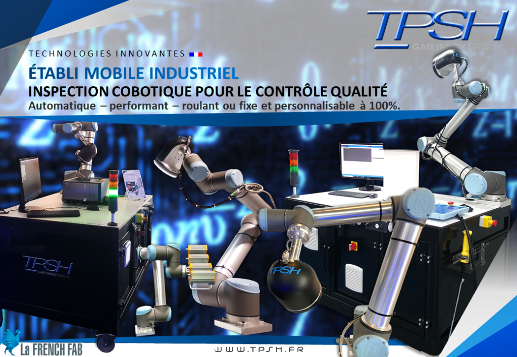 Etabli roulant ou fixe_inspection cobotique_contrôle qualité_TPSH