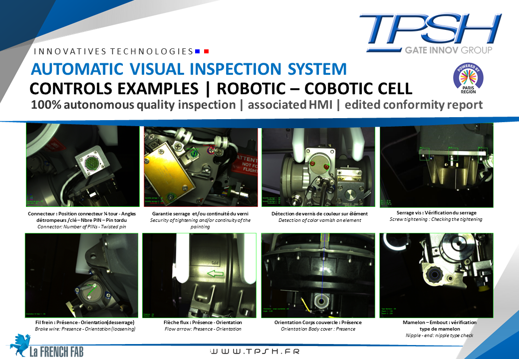 SYSTÈME D’INSPECTION QUALITÉ AUTOMATIQUE – TYPOLOGIES EXEMPLES