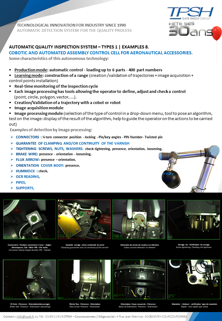 AUTOMATIC QUALITY INSPECTION SYSTEM - TYPOLOGIES_EXAMPLES_TPSH