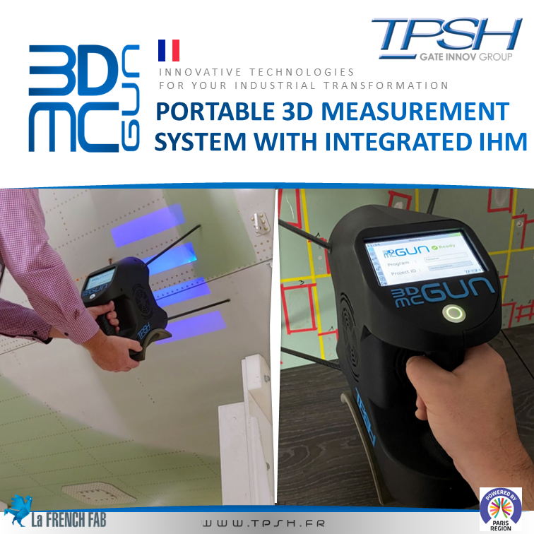 3DMcGUN_portable 3D measurement system with HMI_TPSH